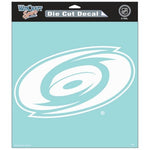 Hurricanes 8x8 DieCut Decal White