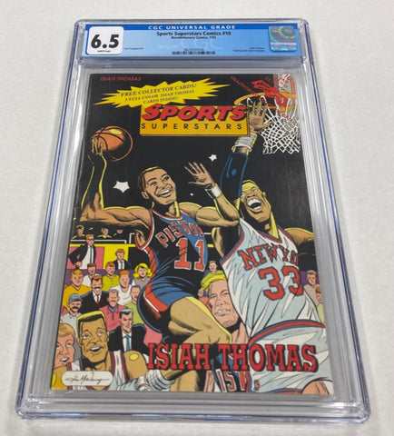 Sports Superstars Issue #10 Isiah Thomas Year 1993 CGC Graded 6.5 Comic