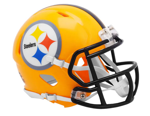 Steelers Mini Helmet Speed Throwback 2007 Gold