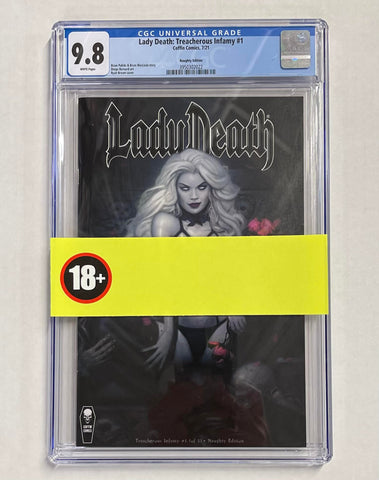 Lady Death: Treacherous Infamy Issue #1 Naughty Edition CGC Graded 9.8 Comic Book