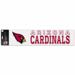 Cardinals 4x17 Cut Decal Color NFL