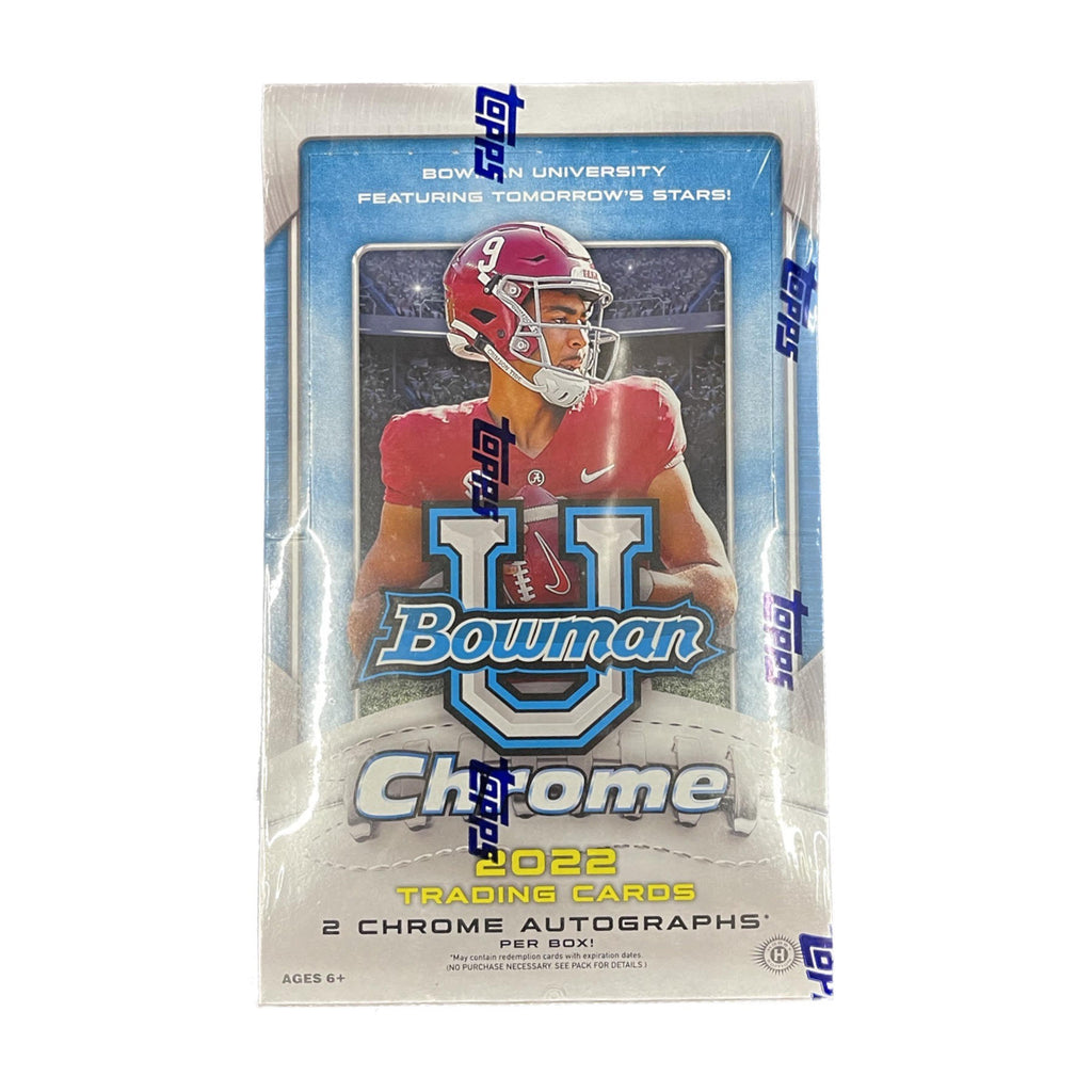 2022 Bowman Chrome University Football Hobby Box