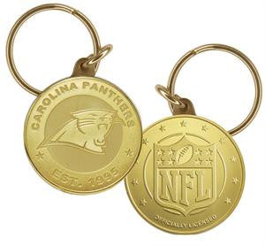Panthers Keychain Bronze NFL