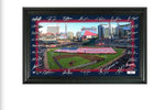 Braves Signature Photo Mint Framed Picture Stadium