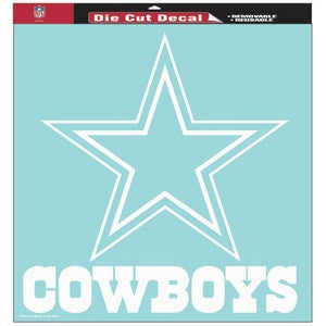 Cowboys 8x8 DieCut Decal Name