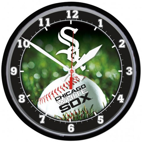 White Sox Round Wall Clock