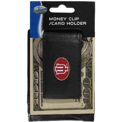 Indiana Leather Cash & Cardholder Magnetic Logo