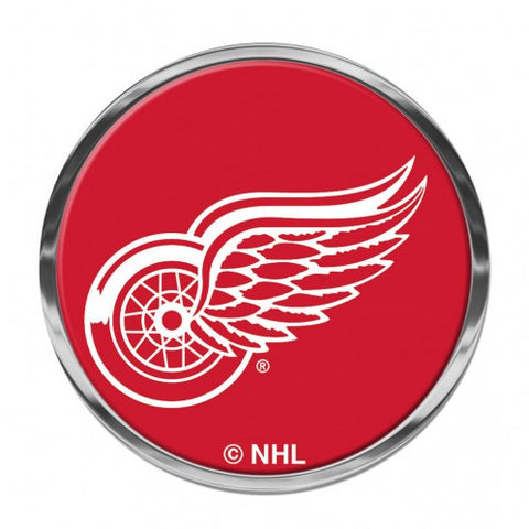 Red Wings Auto Emblem Metal Logo Color