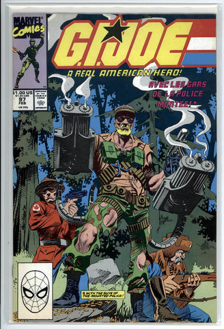 G.I. Joe: A Real Amercian Hero Issue #97 Febraury 1990 Comic Book