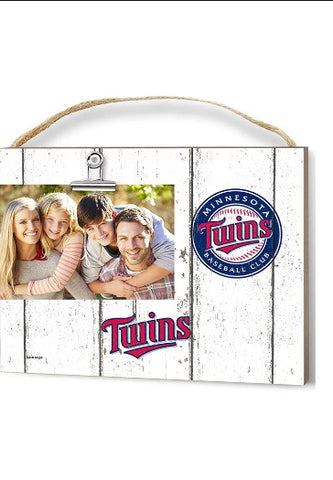 Twins Picture Frame Team Clip