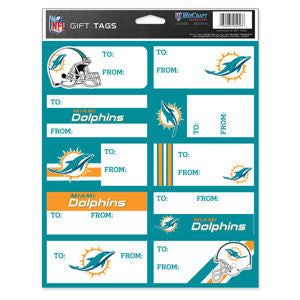 Dolphins Gift Tag Sheet