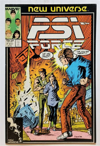 PSI Force Issue #7 May 1987 Comic Book