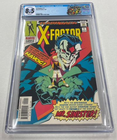 X-Factor Issue #-1 Year 1997 CGC Graded 8.5 Comic Book