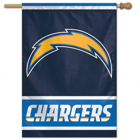 Chargers Vertical House Flag 1-Sided 28x40