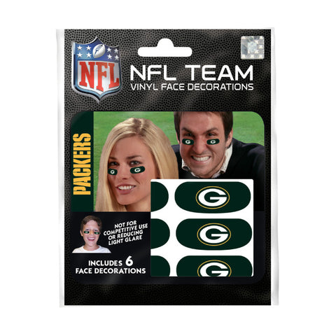 Packers Vinyl Eye Face Decorations