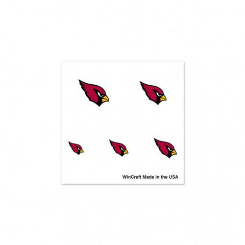 Cardinals Nail Tattoos 4-Pack NFL