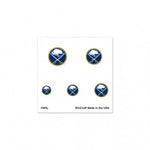 Sabres Nail Tattoos 4-Pack