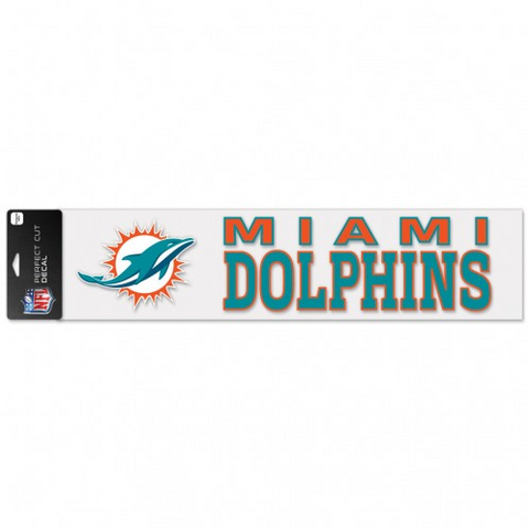 Dolphins 4x17 Cut Decal Color