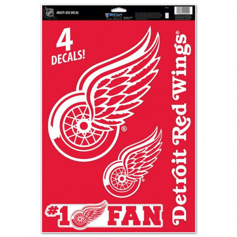 Red Wings 11x17 Cut Decal