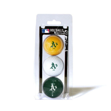 Athletics 3-Pack Golf Ball Clamshell