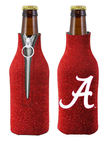 Alabama Bottle Coolie Glitter Red