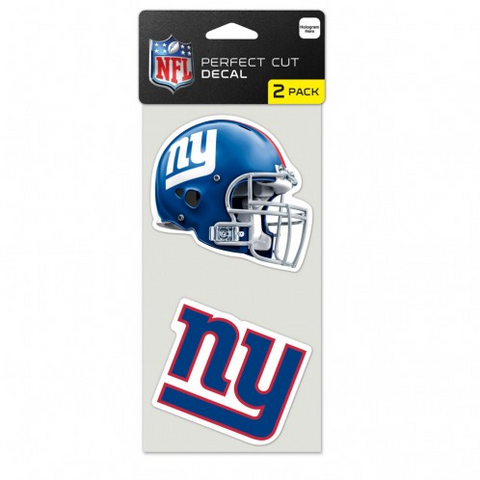 Giants 4x8 2-Pack Decal NFL