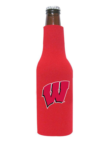 Wisconsin Bottle Coolie Red