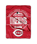 Reds Micro Raschel Throw Blanket 46x60