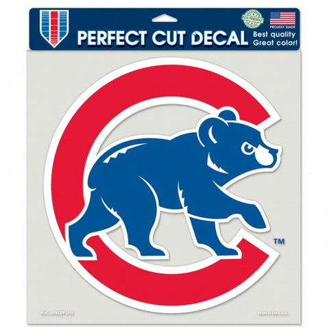 Cubs 8x8 DieCut Decal Color Bear