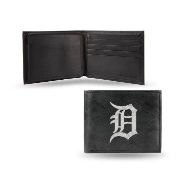 Tigers Leather Wallet Embroidered Bifold