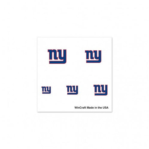 Giants Nail Tattoos 4-Pack NFL