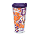 Clemson 24oz All Over Tervis w/ Lid